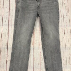 Men’s Light Gray Levi Strauss signature jeans Slim 40x30 Straight Leg